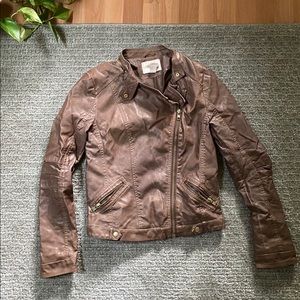 Faux Leather F21 Jacket